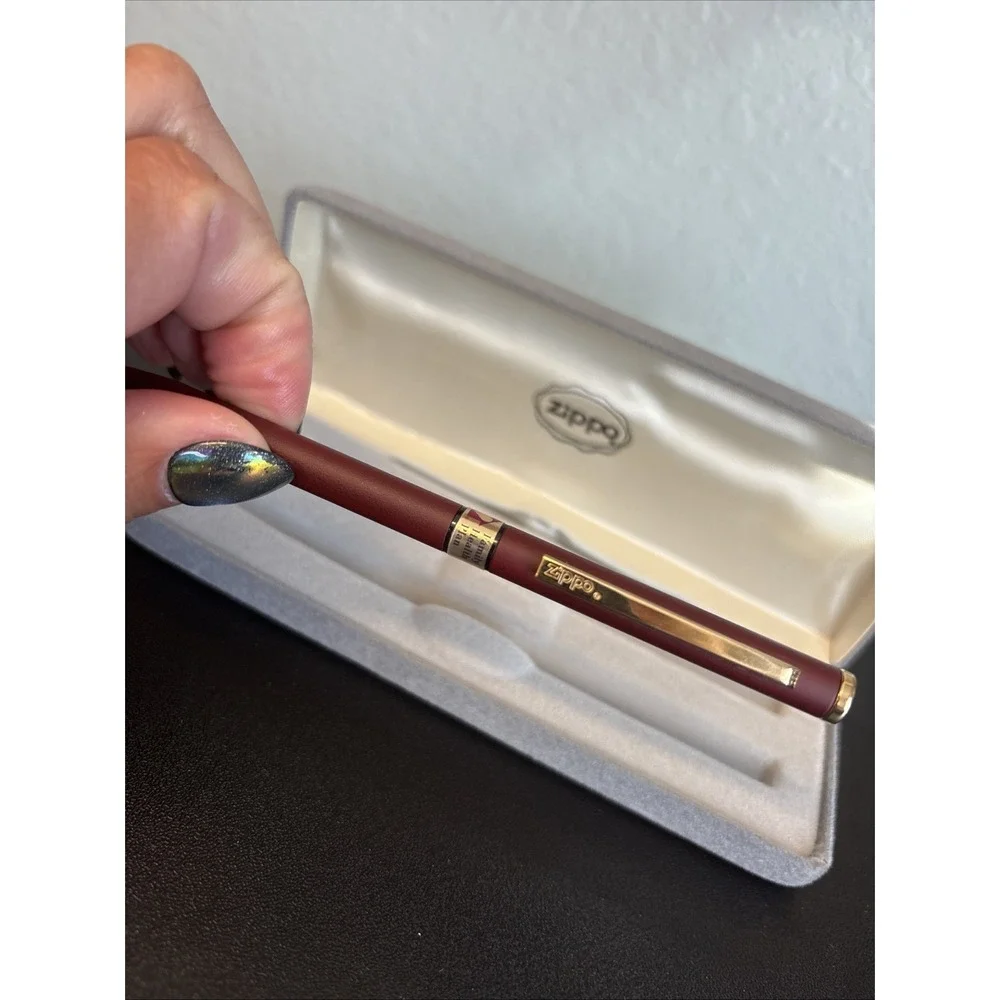 Vintage Zippo Mechanical Twist Pencil Family Health Plan With Zippo Case